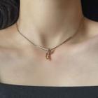 Irregular Pendant Necklace Silver - One Size