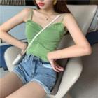 Shirred Knit Camisole