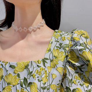 Rhinestone Choker 1 Pc - Rhinestone Choker - One Size