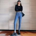High-waist Skinny Jeans In 25-32