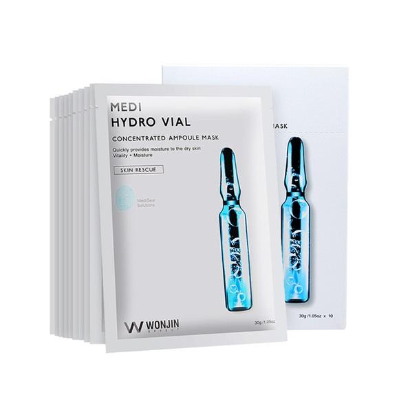 Wonjin Effect - Medi Hydro Vial Concentrated Ampoule Mask 10 Pcs