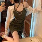 Strappy Mini Dress / Shirt