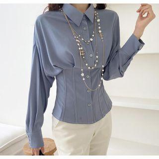Gathered-waist Shirt