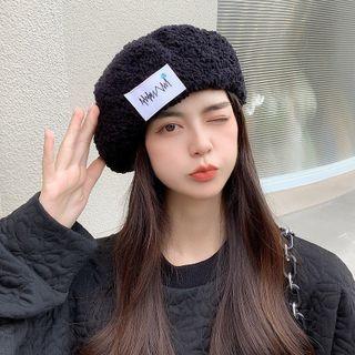 Applique Fleece Beret