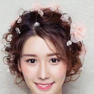 Flower Headpiece / Hair Clip / Drop Earring