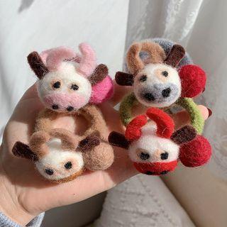 Fluffy Cow Hair Tie