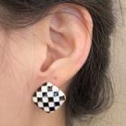 Checker Glaze Earring (various Designs)