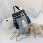 Tassel Detail Barrel Bag