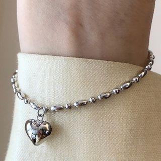 Heart Bracelet E55 - As Shown In Figure - One Size