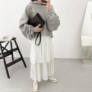 Tiered Pleated Tank Dress