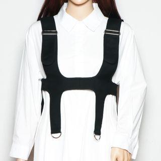 Buckled Harness Belt Black - One Size