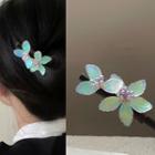 Floral Hair Stick 2837a - Green - One Size