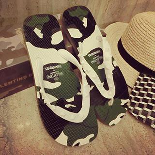 Camouflage Flip-flops
