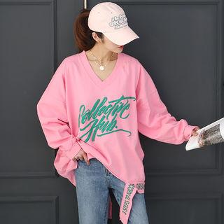Cutout-detail Vivid Oversized Pullover