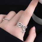 925 Sterling Silver Star Ring 925 Silver - Ring - One Size