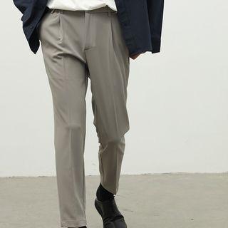Straight Leg Cropped Dress Pants