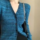 Long-sleeve Loose-fit Cardigan As Shown In Figure - One Size
