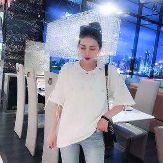 Short-sleeve Tassel T-shirt