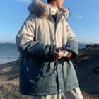 Ombre Zipped Parka