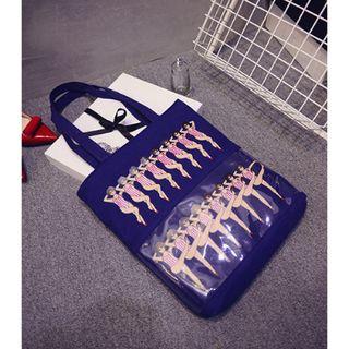 Cartoon Print Shopper Bag