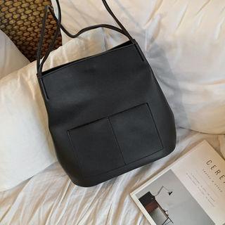 Pocket-front Shoulder Bag