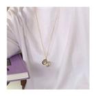 Locket Pendant Chain Necklace Gold - One Size
