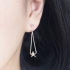 925 Sterling Silver Star Drop Earrings