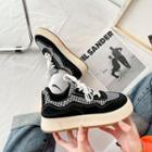 Platform Houndstooth Sneakers