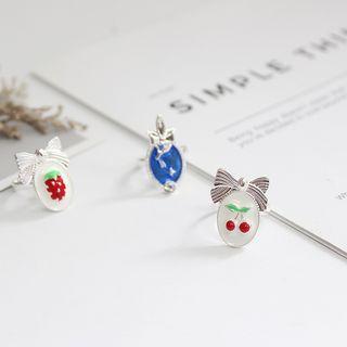 Cherry Bow Open Ring