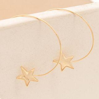 Star Half Hoop Earring