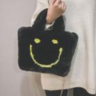 Smile Face Furry Hand Bag