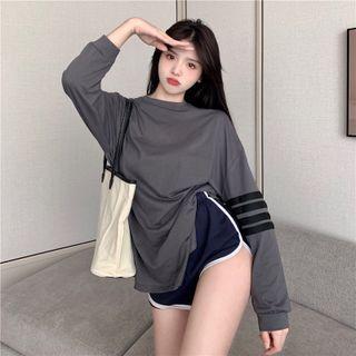 Striped-side Sweatshirt