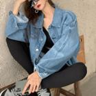 Denim Cargo Jacket / Slim-fit Pants