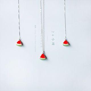Watermelon Drop Earring / Necklace