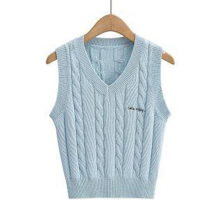 V-neck Sweeter Vest
