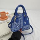 Top Handle Paisley Print Crossbody Bag