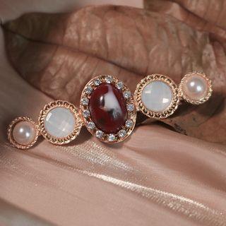 Rhinestone Beaded Classic Hair Clip