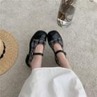Tweed Platform Mary Jane Shoes