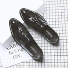 Genuine-leather Tasseled Wingtip Casual Shoes