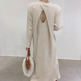 Open Back Sweater Dress
