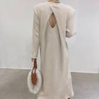 Open Back Sweater Dress