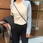 Raglan Color-block T-shirt