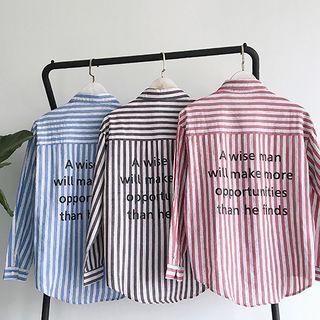 Stripe Loose-fit Shirt