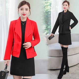 Lapel Single Button Jacket