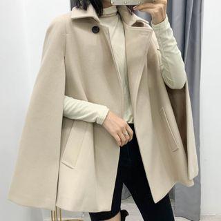 Plain Capelet Coat