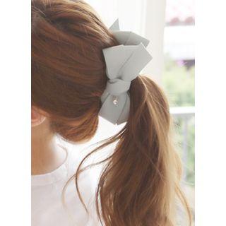 Rhinestone-detail Bow Hair Clamp