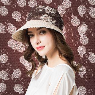 Two-tone Printed Sun Hat
