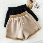 Faux Shearling High-waist Shorts