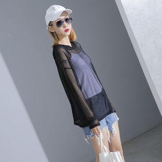 Sheer Hooded Top