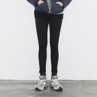 Elastic Waist Skinny Jeans